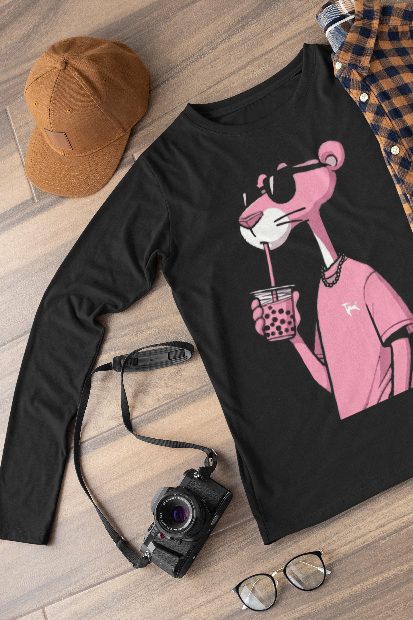 Детска блуза Pinko — черна, 100% памук, размери 3-4г. до 11-12г. | SatModa
