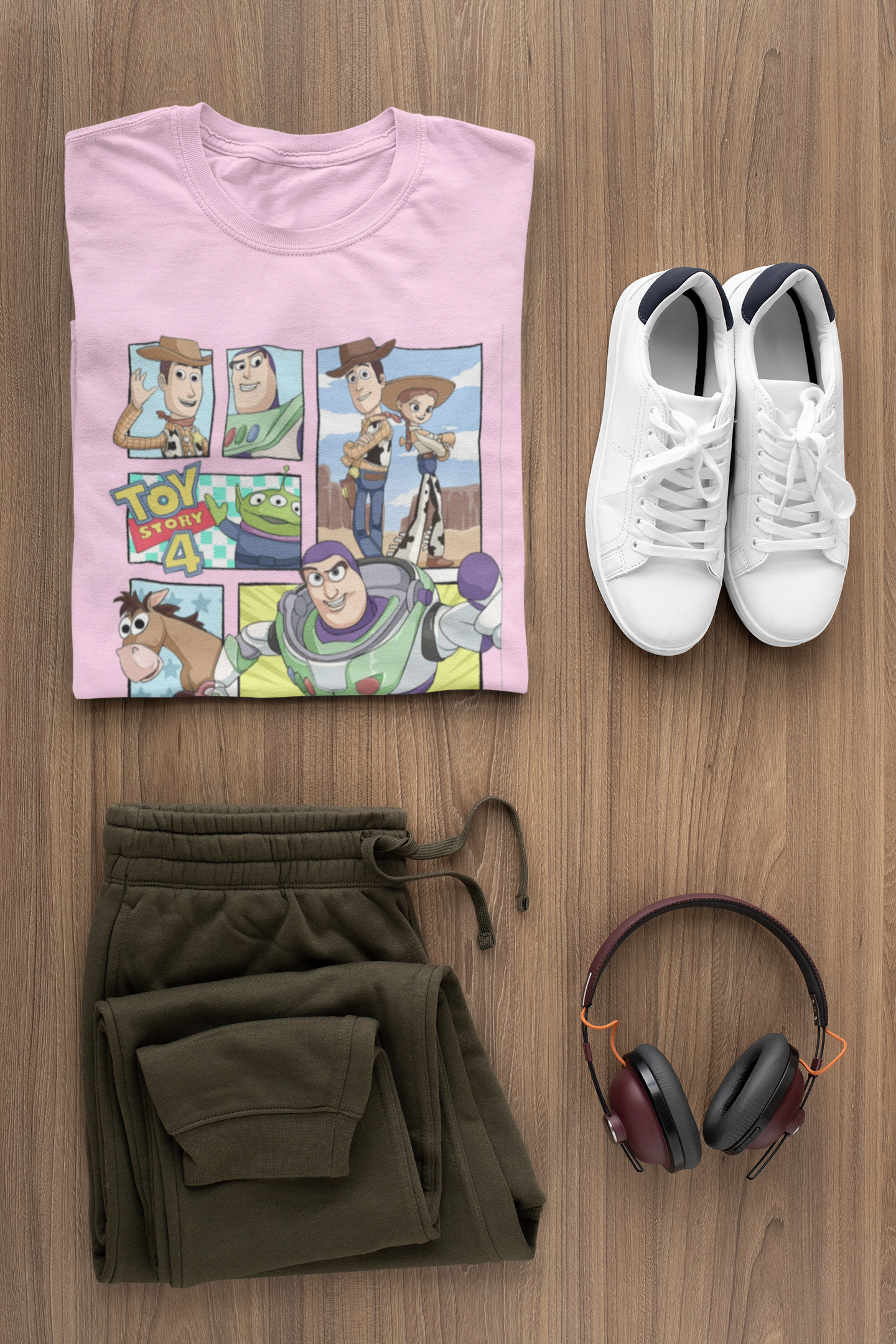 Детска блуза Toy Story — розова, 100% памук, размери 3-4г. до 11-12г. | SatModa

