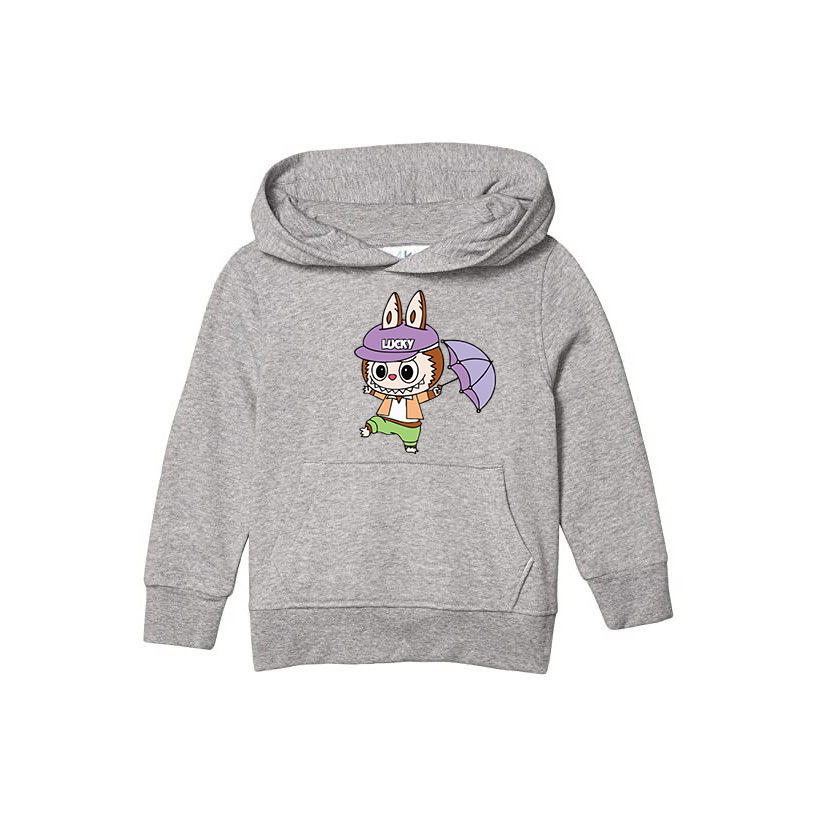 Детски суичър LaBuBu Lucky сив | SatModa
