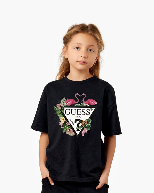 Детска тениска Guess Flamingo - SatModa

Детска тениска със забавен принт за всяко малко приключение. Мека и дишаща, за комфорт през целия ден.

BGN 23.90