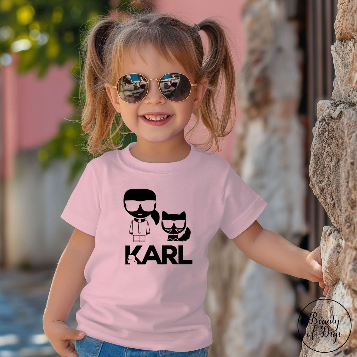 Детска тениска Karl&cat
