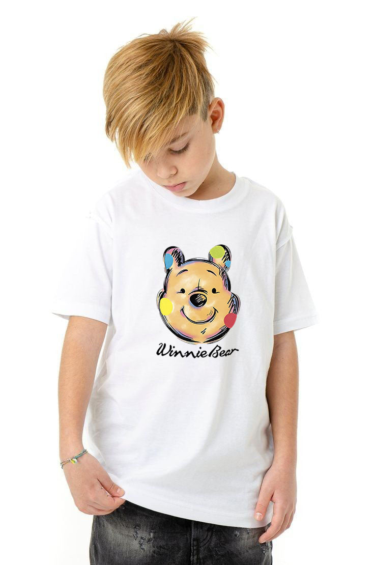 Детска тениска Winnie Bear

Детска тениска със забавен принт за всяко малко приключение. Мека и дишаща, за комфорт през целия ден.

BGN 23.90