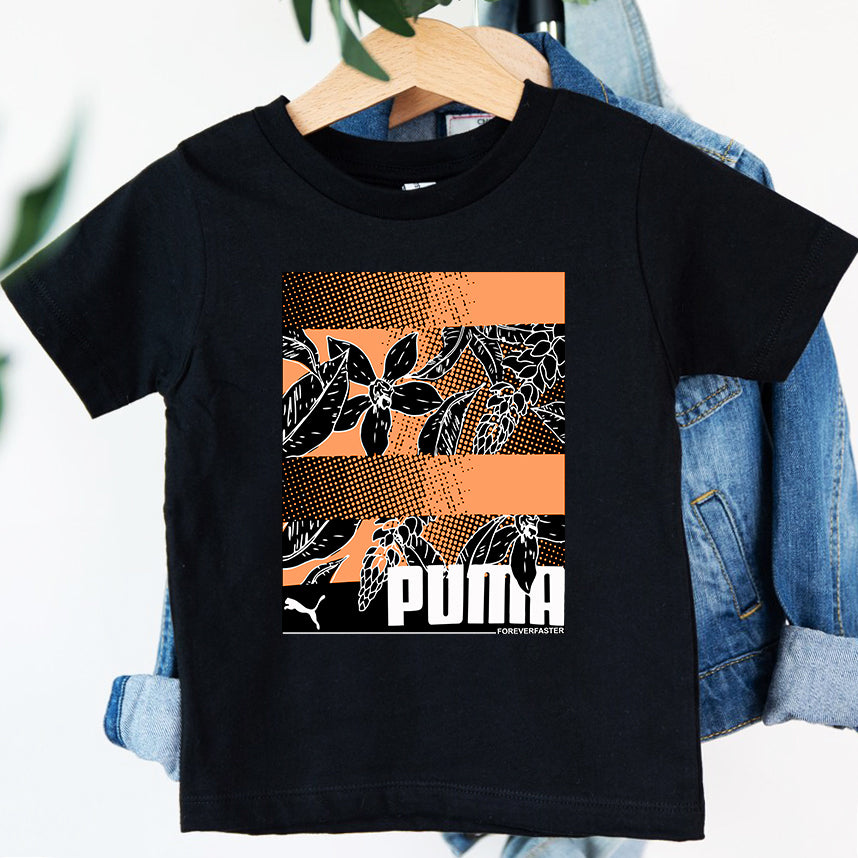 Детска тениска Puma Faster - SatModa  https://satmoda.com/products/детска-тениска-puma-faster  Детска тениска със забавен принт за всяко малко приключение. Мека и дишаща, за комфорт през целия ден.