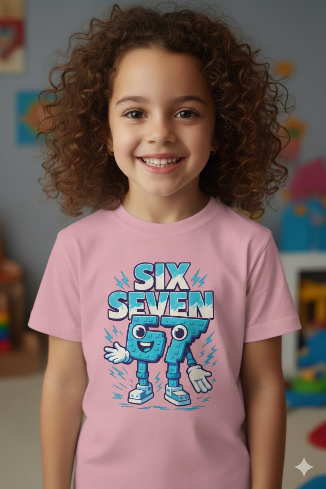 Детска тениска Six Seven Roblox / SatModa.

Детска тениска със забавен принт за всяко малко приключение. Мека и дишаща, за комфорт през целия ден.

BGN 23.90