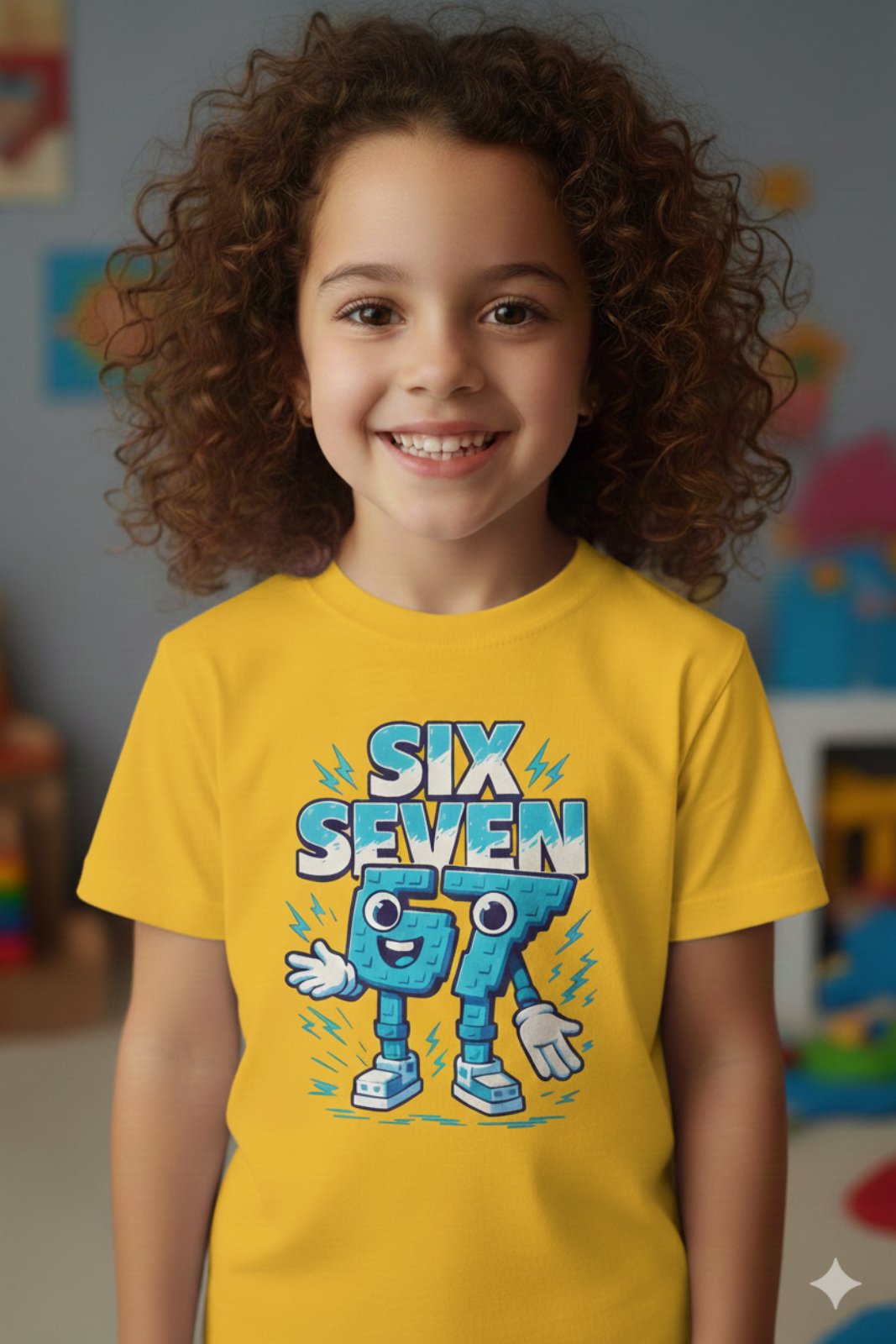 Детска тениска Six Seven Roblox / SatModa.

Детска тениска със забавен принт за всяко малко приключение. Мека и дишаща, за комфорт през целия ден.

BGN 23.90