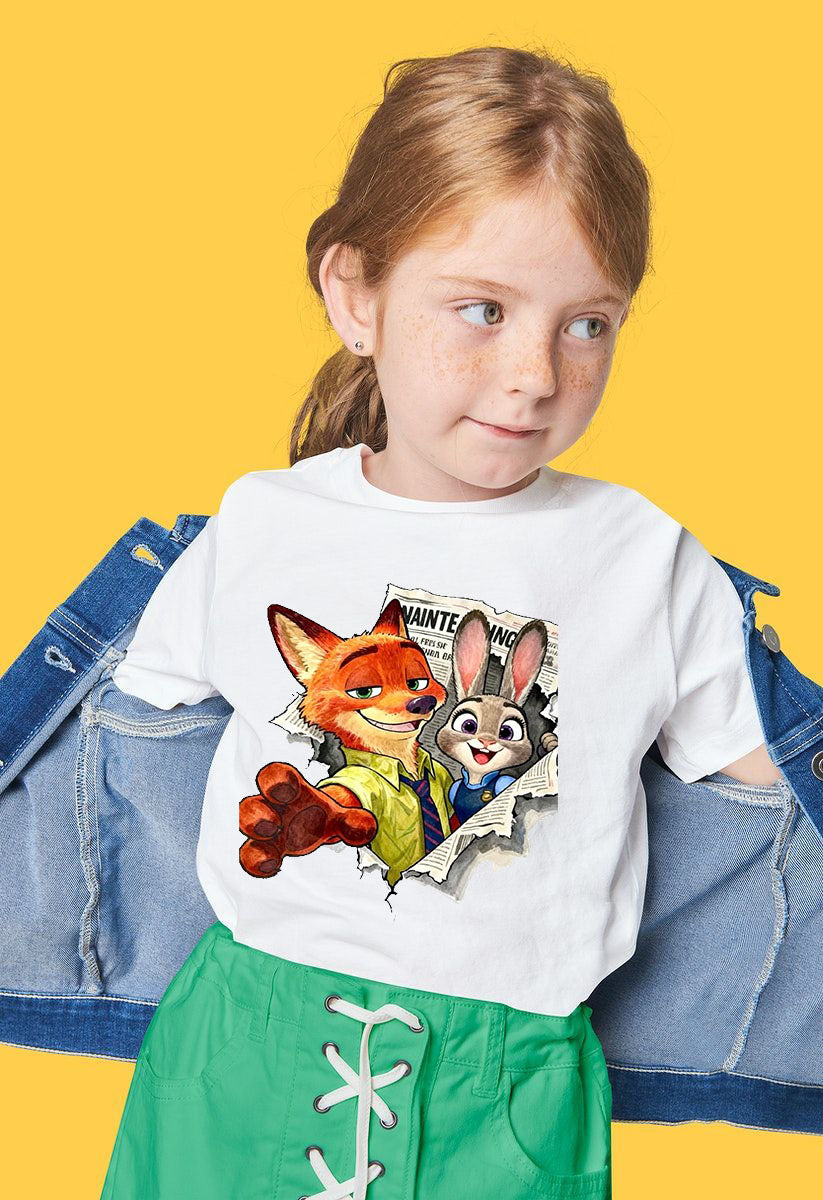 Детска тениска Zootopia / SatModa.

Детска тениска със забавен принт за всяко малко приключение. Мека и дишаща, за комфорт през целия ден.

€12.30 EUR