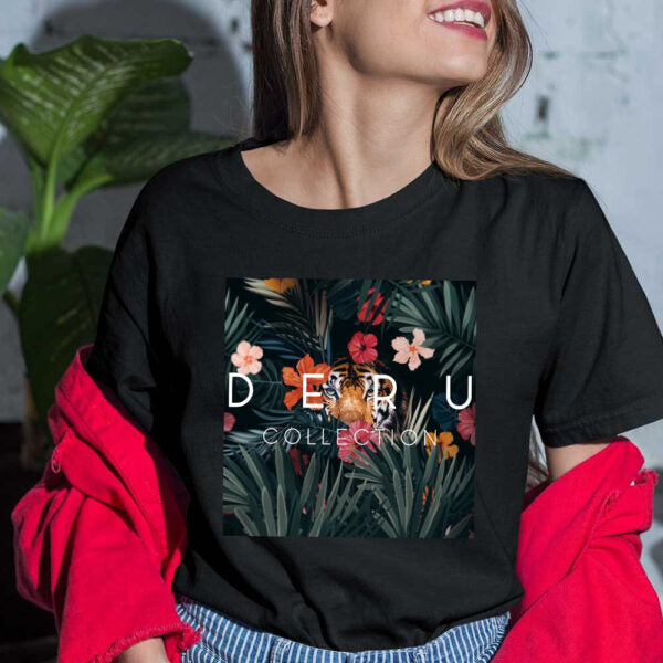 Дамска тениска Deru D1 SatModa  https://satmoda.com/products/дамска-тениска-deru-d1  Ефектна дамска тениска с обло деколте и свободна кройка.Осигурява максимален комфорт през летните дни.Материя: 100% памук.Препоръчителна температура за пране 30°