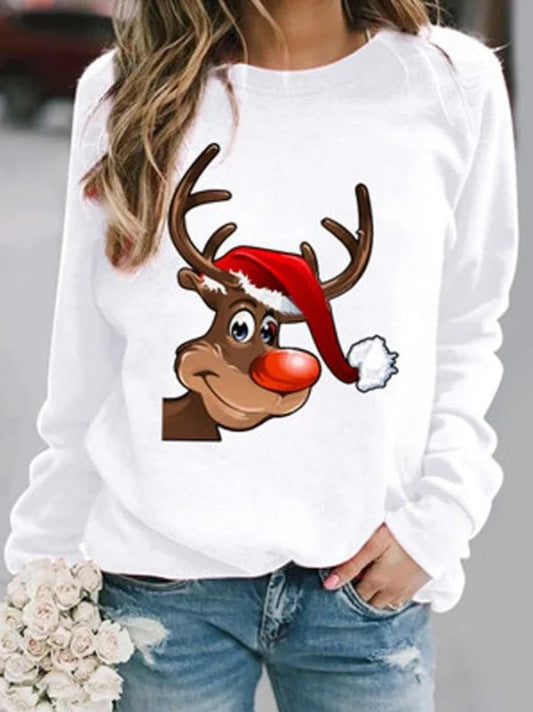 Дамска блуза Happy Deer -SatModa  https://satmoda.com/products/дамска-коледна-блуза-happy-deer  Коледна дамска блуза с обло деколте и свободна кройка. Материята на блузата е изключително мека и приятна. Осигурява максимален комфорт и топлина през зимните дни. 