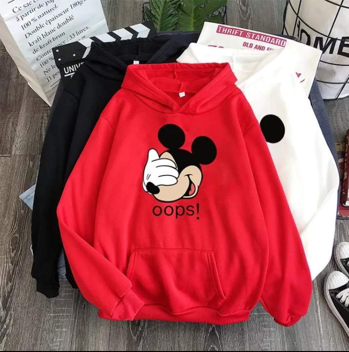 Дамски суичър Mickey Oops-SatModa-Вата,Памук