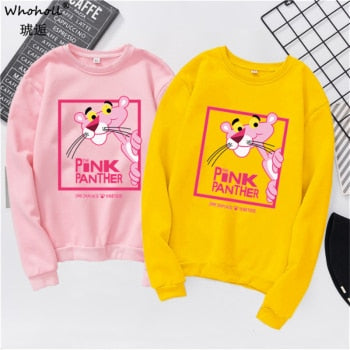 Дамска блуза Pink Panther frame — розово, 100% памук, свободна кройка | SatModa
