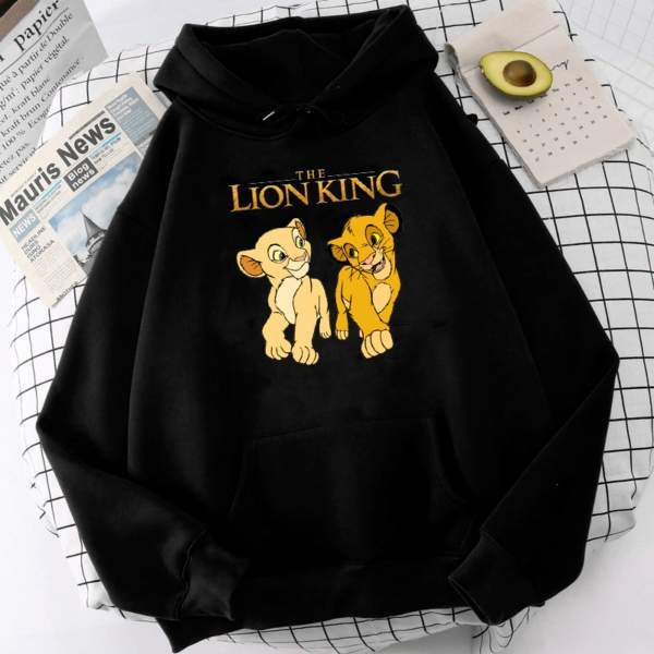 Дамски суичър The Lion King — 100% памук, качулка, свободна кройка | SatModa