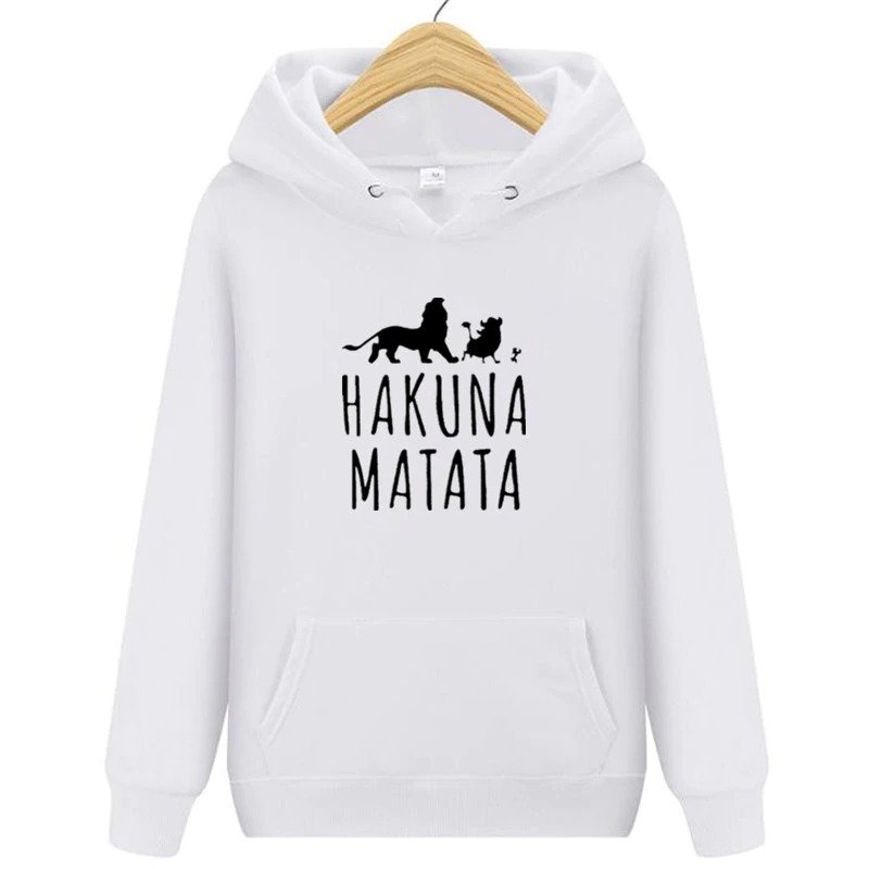 Дамски суичър Hakuna Matata  https://satmoda.com/products/дамски-суичър-с-качулка-hakuna-matata  Ефектен дамски суичър с качулка с връзкиМатерията на блузата е изключително мека и приятна. Осигурява максимален комфорт и топлина през зимните дни100% Памук